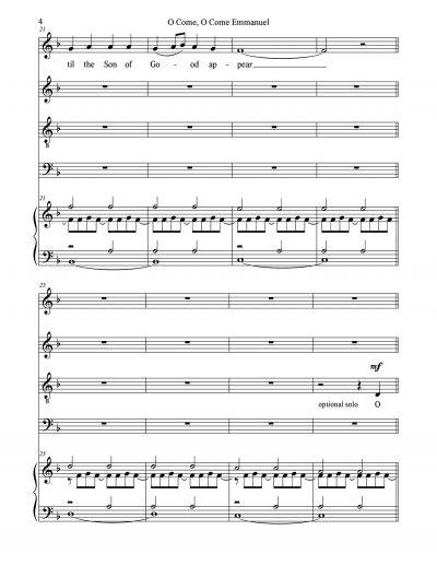 O Come O Come Emmanuel - Image 10